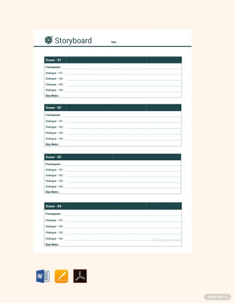 Best Storyboard Templates Collection Begindot