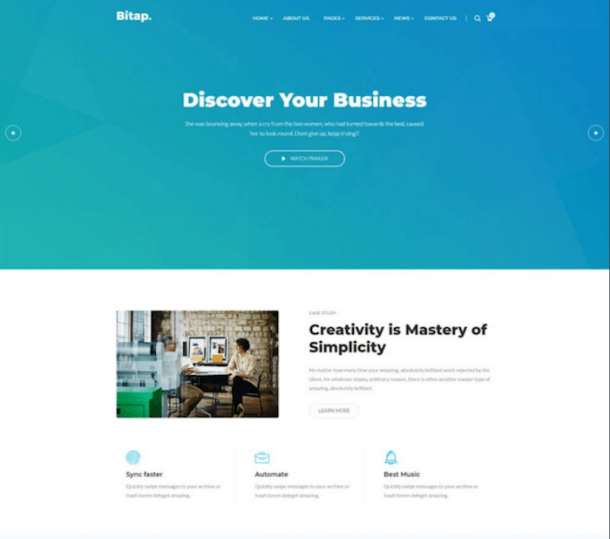 20 Best Creative Bootstrap HTML Templates 2024 | BeginDot