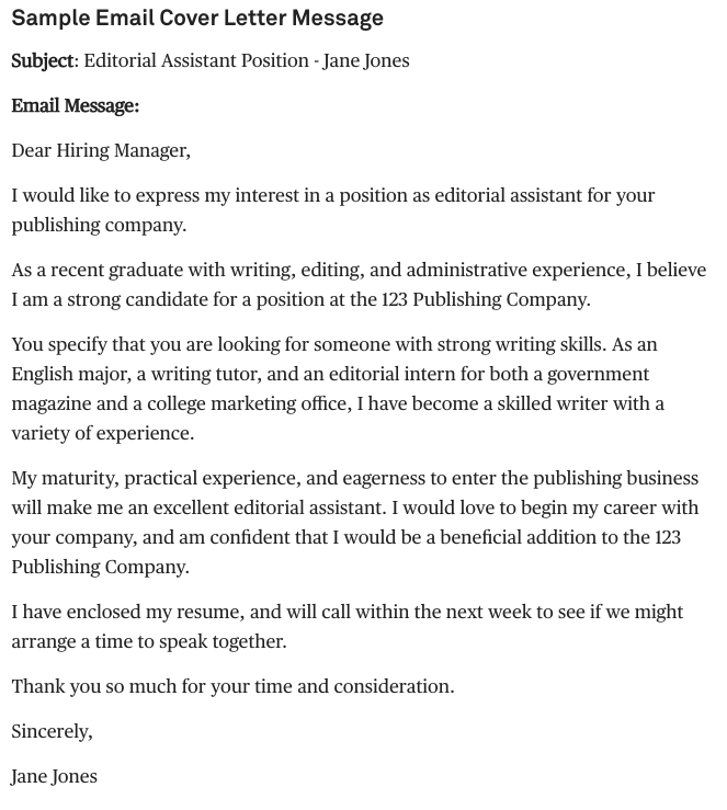 top 10 cover letters