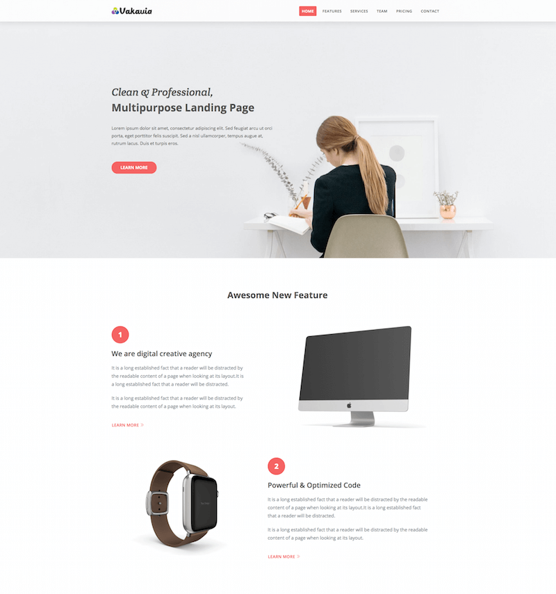 Vakavia WordPress Theme