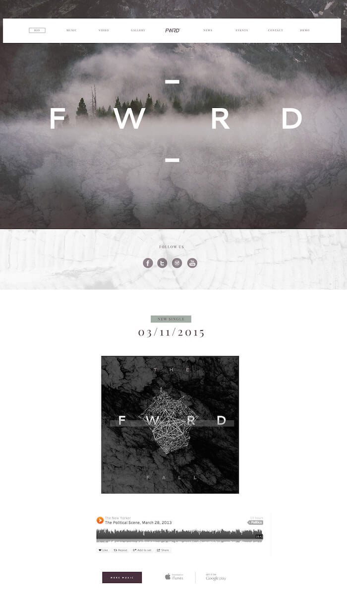 FWRD WordPress Theme