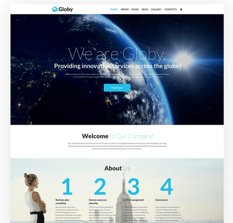 Globy Business Template