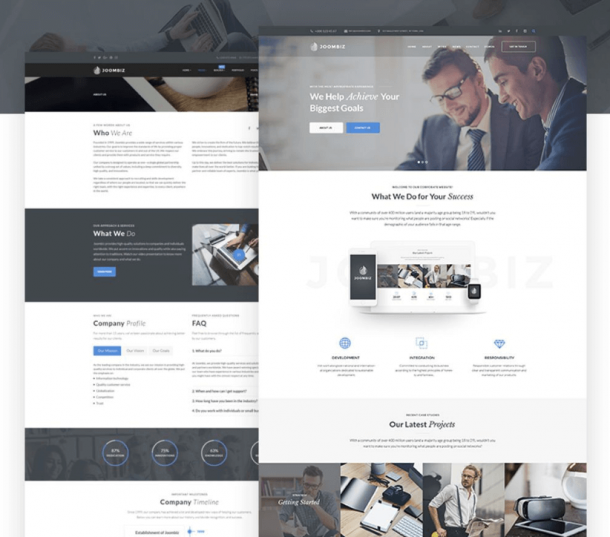 11 Best Business Joomla Templates 2024 | BeginDot