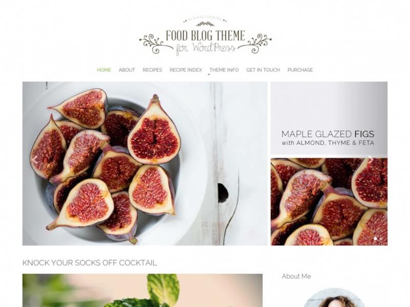 food-blog Theme