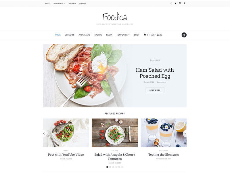 foodica-minimal-wordpress-food-blog-theme