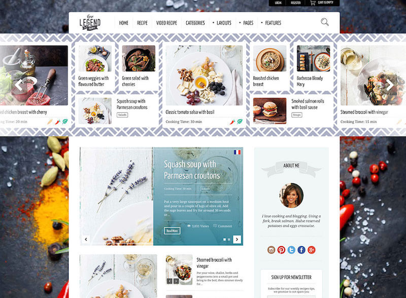 neptune-food-recipe-wordpress-theme