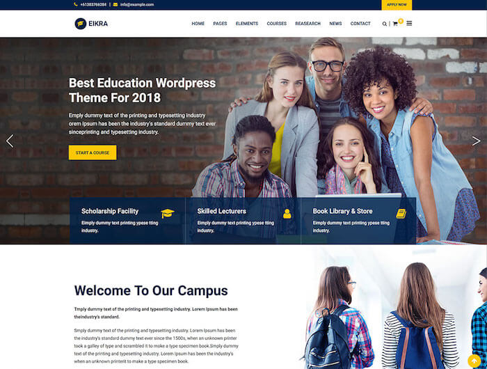 eikra-education-wordpress-theme