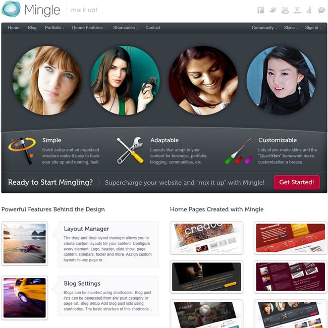 Mingle-BuddyPress-Theme