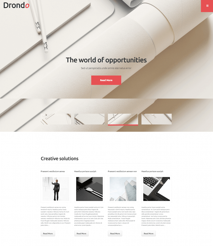 Drondo WordPress Theme