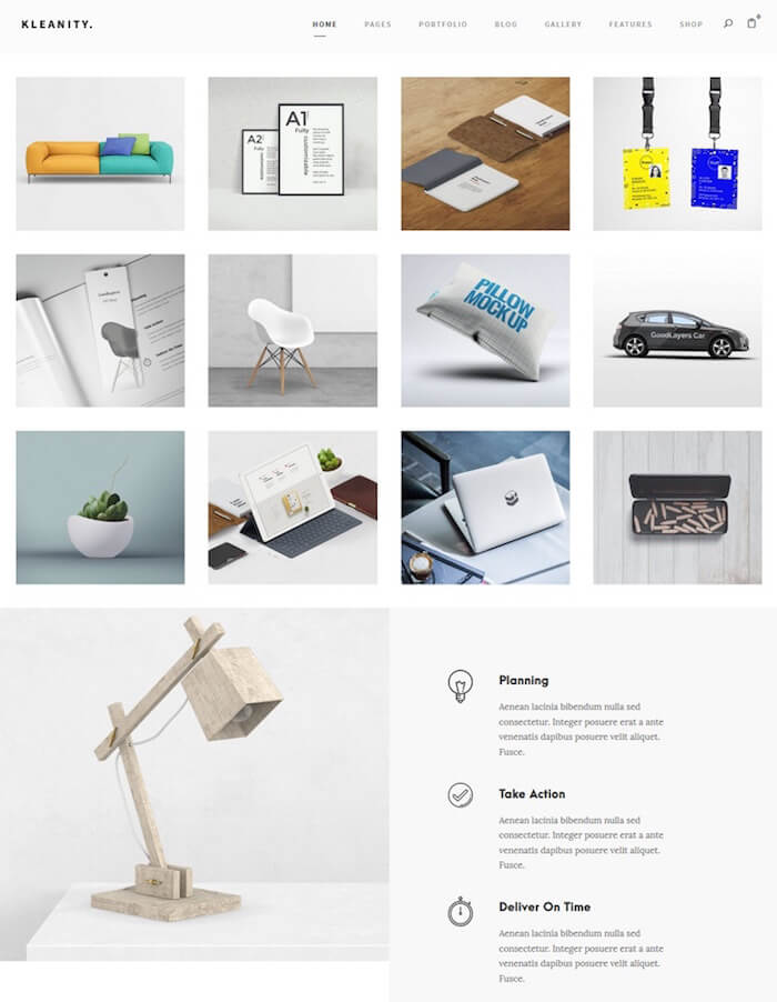 Kleanity Creative Portfolio Theme