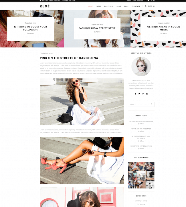 Kloe Lifestyle Multi-Purpose Theme