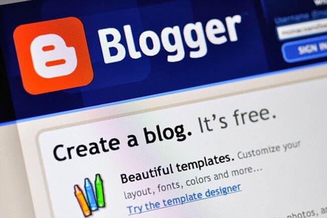 blogger free blog