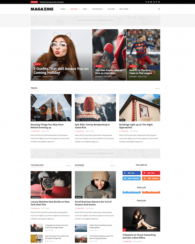 CheerUp Blog WordPress Blog Theme