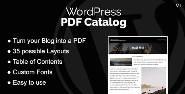 WordPress PDF Catalog