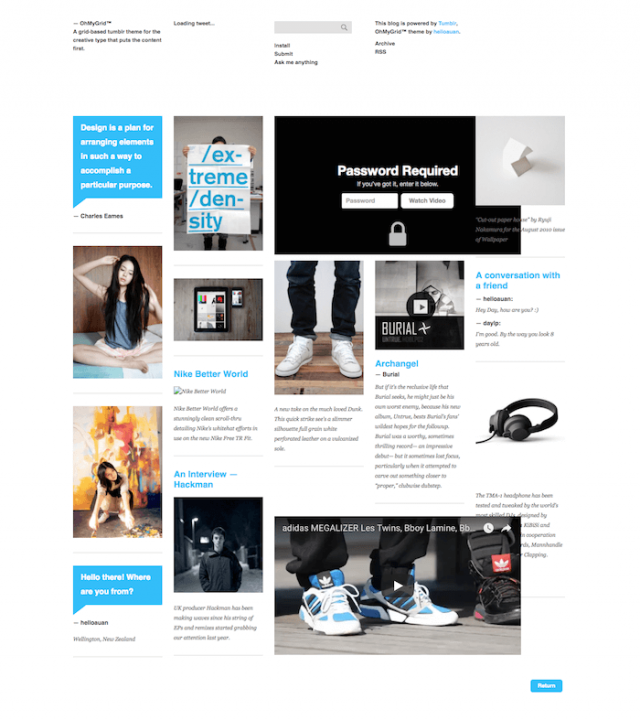 100 Best Free Tumblr Themes 2020