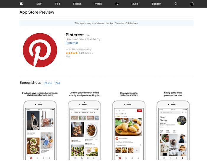 Pinterest App