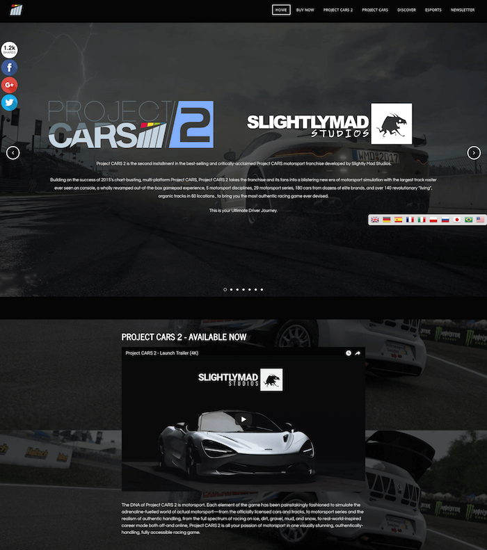 ProjectCars Weebly Site