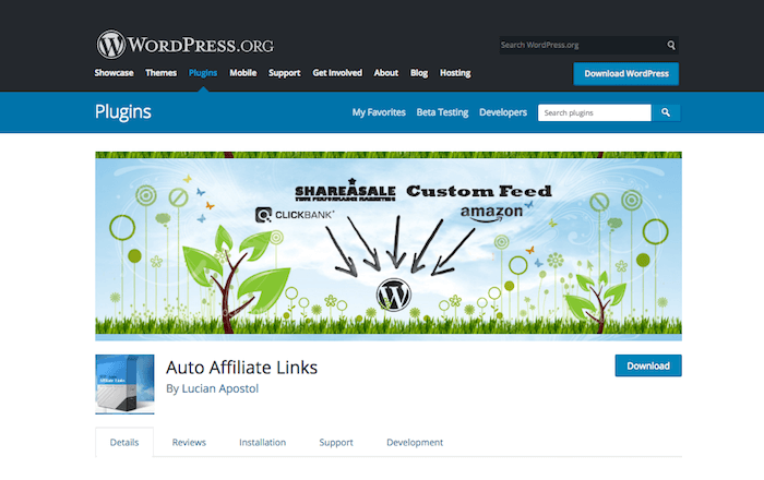 Auto Affiliate Links