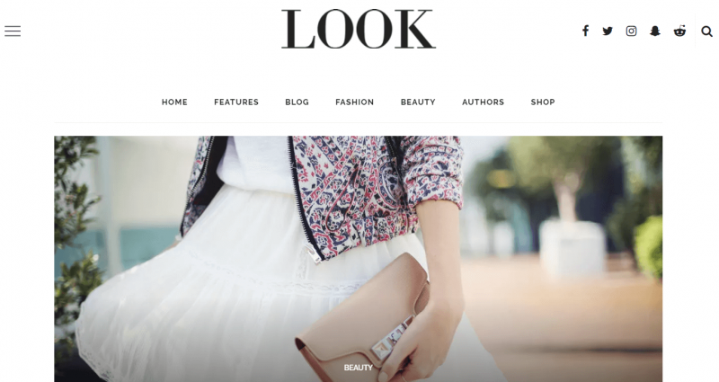 Look Fashion Magazine Theme