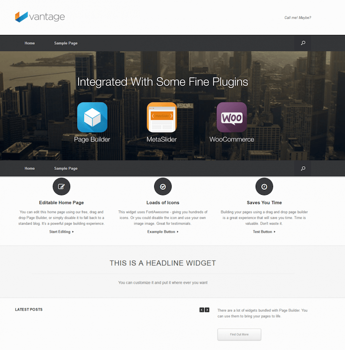 Vantage Directory WordPress Theme