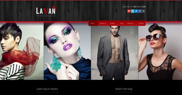 Lavan Fashion WordPress Template
