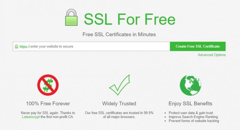 trusted free SSL certificate providers