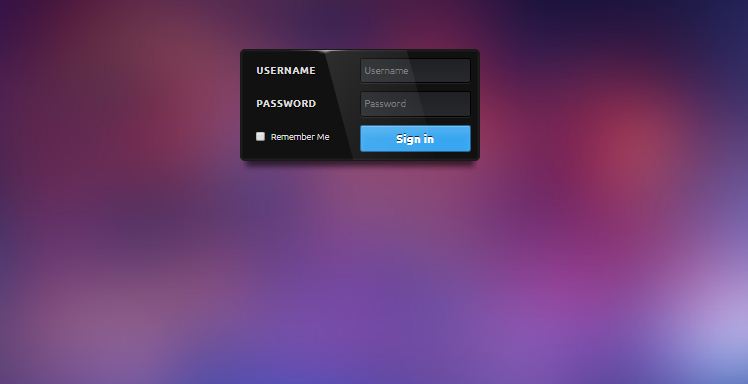 Custom Login Form Styling