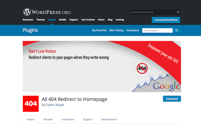 All 404 Redirect to Homepage