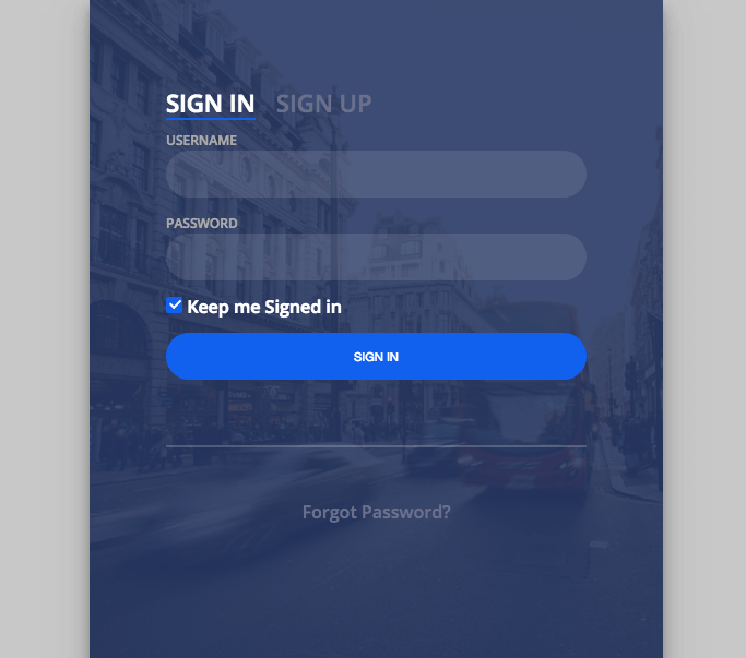 Creative Login Form