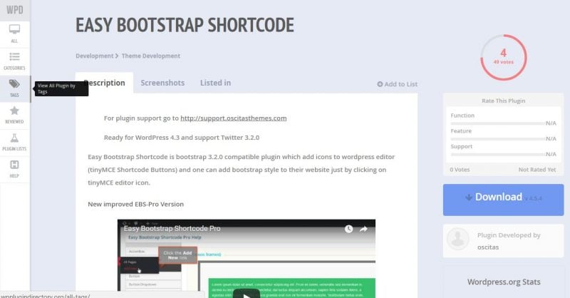 Easy Bootstrap Shortcodes