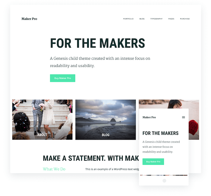 Maker Pro Theme