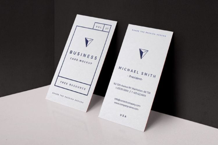 Download 100 Best Free Psd Business Card Mockups 2021