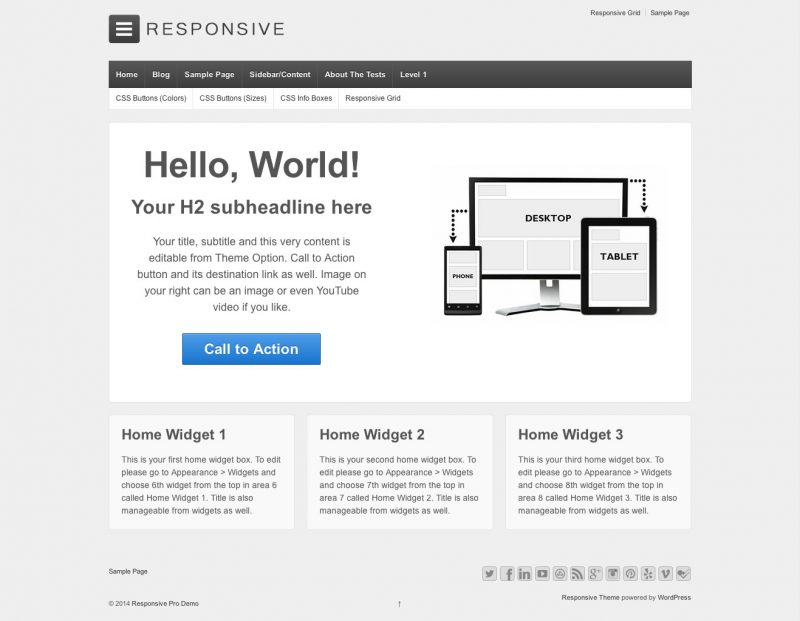 Responsive WooCommerce Theme