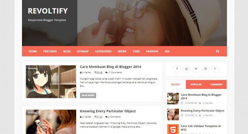 Revoltify Responsive Template