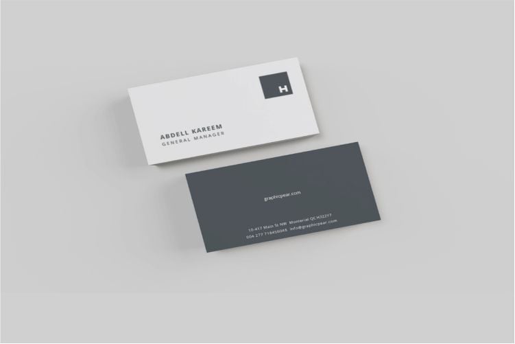 Download 100 Best Free PSD Business Card Mockups 2021