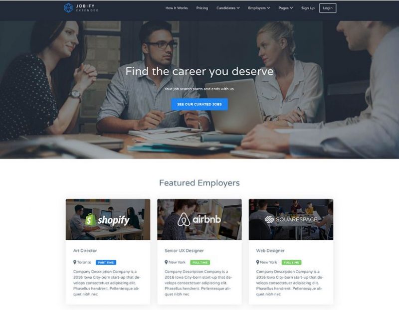 Jobify WordPress Theme