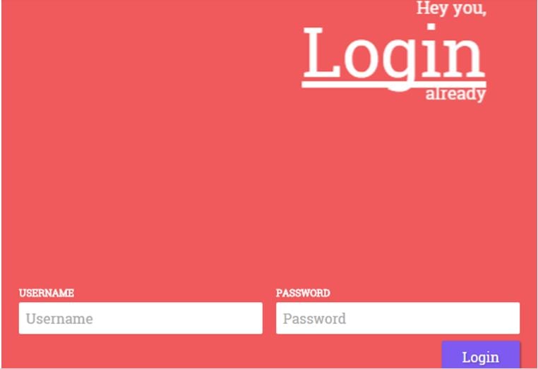 Animated Login Form