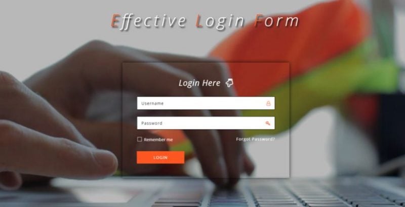 Effective Login Form