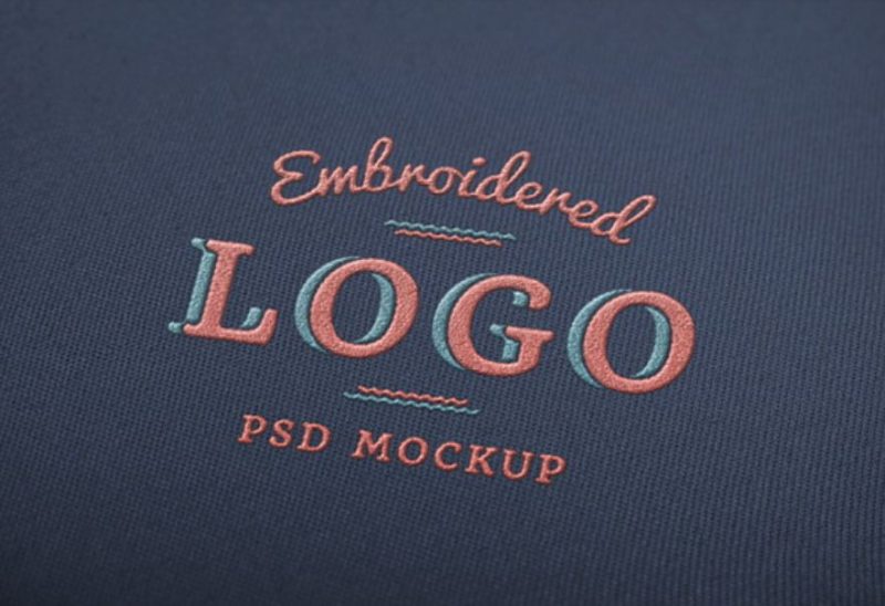 Embroidered Logo Mockup