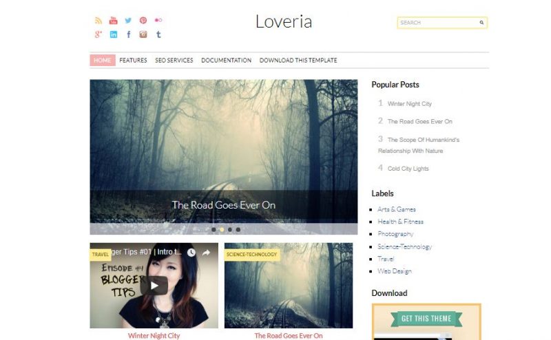 Loveria Fashion Blog Theme