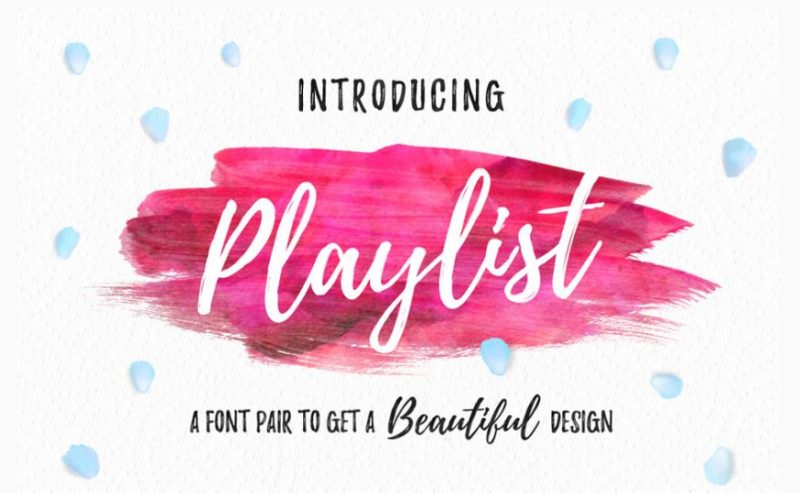 Playlist Script Font