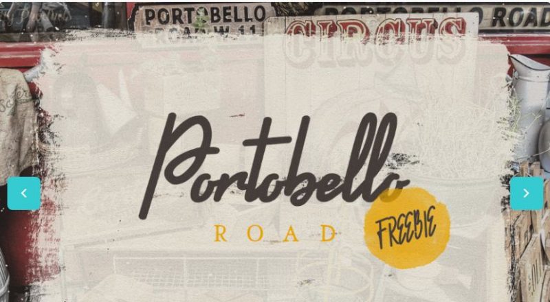 Portobello Road Font Demo