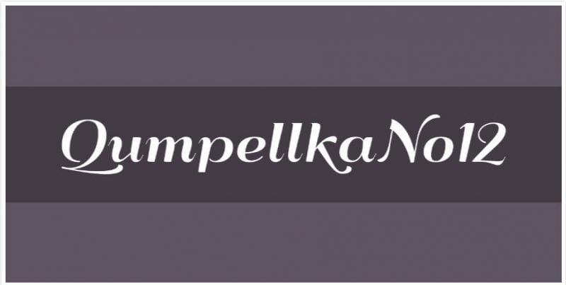 QumpellkaNo12 Font