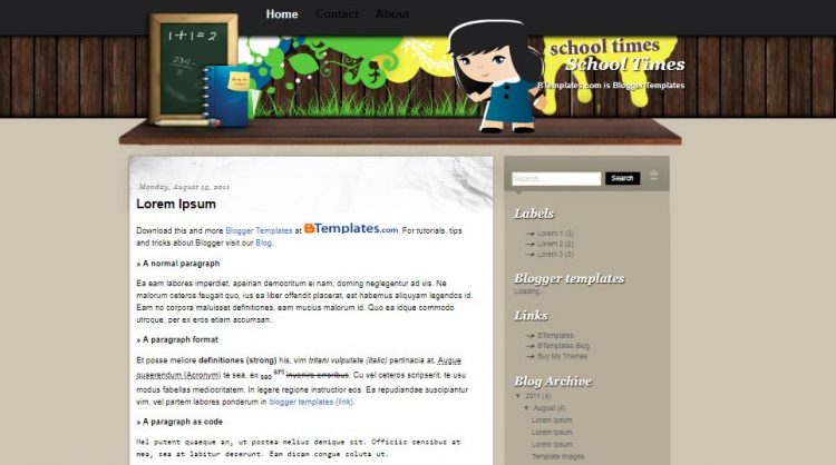 30 Best Free Blogger Templates For Education Sites 2024 | Begindot