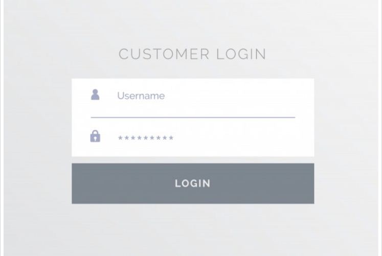 White Simple Login Form