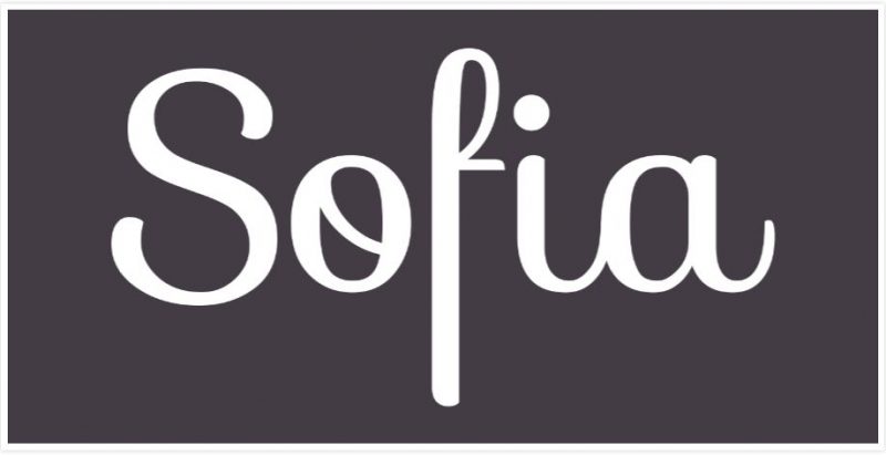 Sofia Script Font