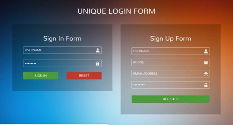 60 Free CSS3 HTML5 Login Form Templates 2024 | Begindot