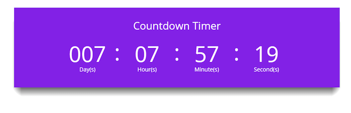 Count Down Timer