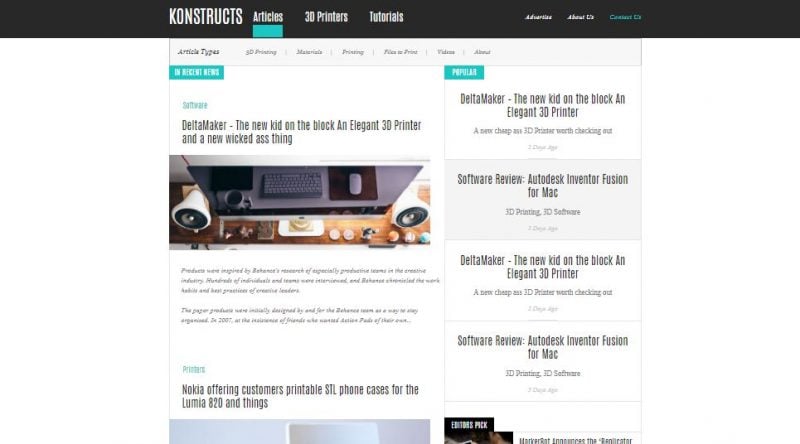 Konstructs HTML Template