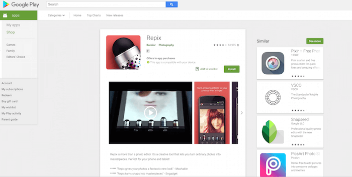 Repix App For Designers